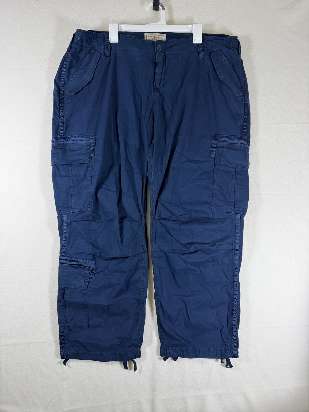 Abercrombie Pants Women’s 36/22 Fit 42x28 Military Cargo Paratrooper Utility Y2K